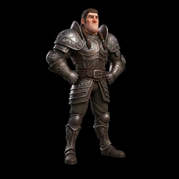 3D model of warrior character generated from concept art