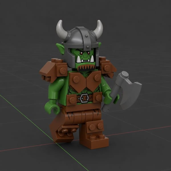 LEGO orc 3D model