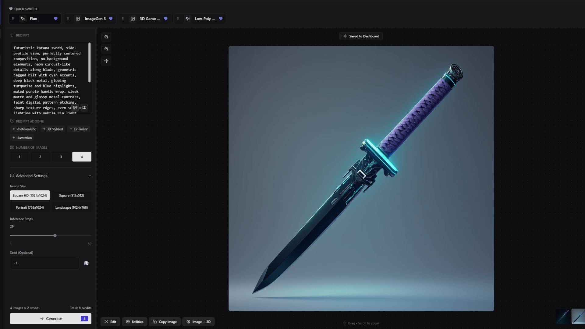 Image Studio complete interface overview showing all categories and tools