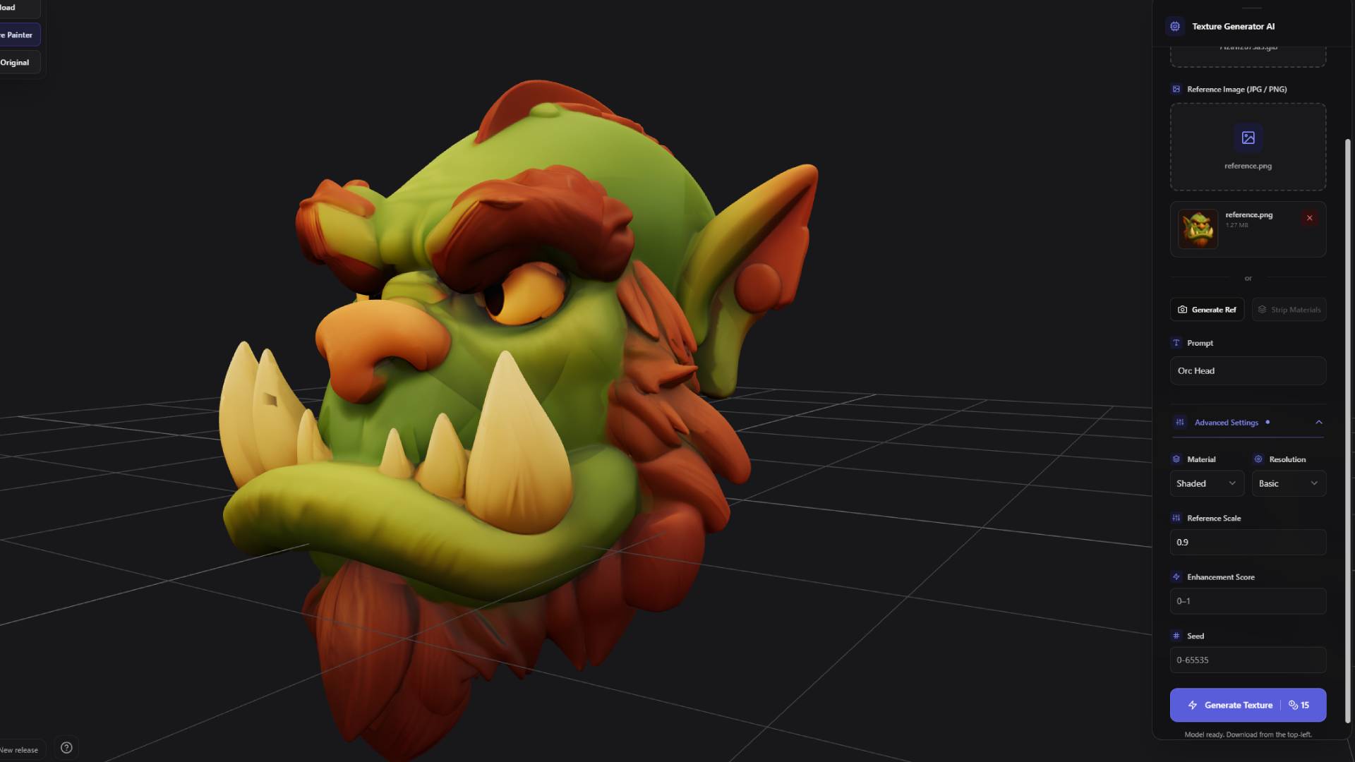 Texture generation showcase - creating realistic materials and surfaces